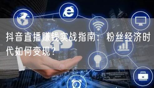 抖音直播赚钱实战指南：粉丝经济时代如何变