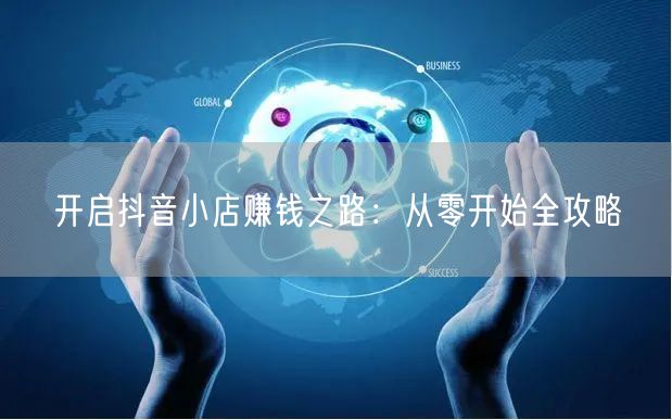 开启抖音小店赚钱之路：从零开始全攻略