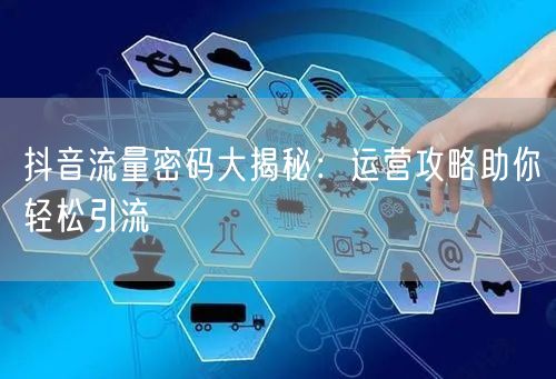 抖音流量密码大揭秘：运营攻略助你轻松引流