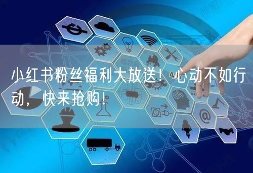 小红书粉丝福利大放送！心动不如行动，快来抢购！