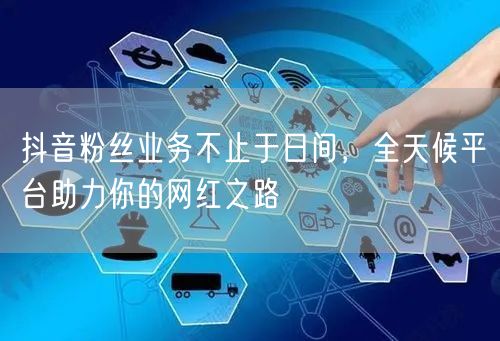 抖音粉丝业务不止于日间，全天候平台助力你的网红之路