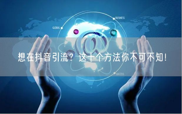 想在抖音引流？这十个方法你不可不知！