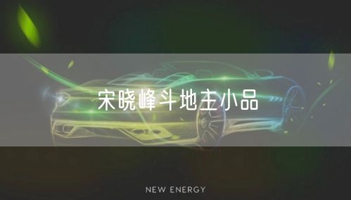 宋晓峰斗地主小品